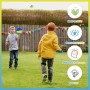 NCTNCX Juego de bolas de velcro, juego de playa, juego de barro, juego de lanzamiento para niños con 4 discos de captura, 4