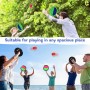 Ntwdby Juego de Lanzamiento y Captura, Juego de Bolas de Atrapar, con 4 Paletas y 4 Bolas, Toss Catch Ball Juego de Juguetes,