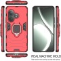 ESTH® Funda para Realme GT 6 5G/Realme GT 6T 5G con 2 Piezas Protector de Pantalla, Giratorio Soporte de 360°, Compatible con