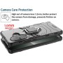 ESTH® Funda para Realme GT 6 5G/Realme GT 6T 5G con 2 Piezas Protector de Pantalla, Giratorio Soporte de 360°, Compatible con