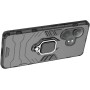 ESTH® Funda para Realme GT 6 5G/Realme GT 6T 5G con 2 Piezas Protector de Pantalla, Giratorio Soporte de 360°, Compatible con