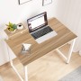 soges Escritorios 80 cm x 40 cm Mesa de Ordenador Compacto Resistente Home Escritorio Oficina Escritorio para reunión formación