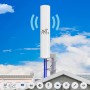 Kaser Antena 4G 5G LTE Exterior Mimo Omnidireccional 698-2700 | 3300-3800 MHz Ganancia hasta 12 dBi Compatible con Router 4g 5g