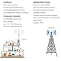 Kaser Antena 4G 5G LTE Exterior Mimo Omnidireccional 698-2700 | 3300-3800 MHz Ganancia hasta 12 dBi Compatible con Router 4g 5g