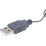 Max-Tonsen Wii Receptor con Cable Interfaz USB Rayo infrarrojo con Cable Sensor Remoto Barra Receptor Inductor Compatible con