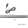Max-Tonsen Wii Receptor con Cable Interfaz USB Rayo infrarrojo con Cable Sensor Remoto Barra Receptor Inductor Compatible con