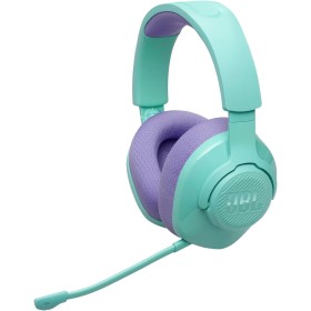 JBL Quantum 360 Auriculares inalámbricos circumaurales para gaming, conexión inalámbrica dual de 2,4 GHz y Bluetooth, JBL