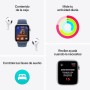 Apple Watch SE de 2.ª generación GPS + Cellular Smartwatch con caja de aluminio en Blanco estrella, 40 mm y Correa deportiva