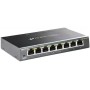 TP-Link TL-SG608E - Conmutador Ethernet Gigabit Gigabit (8 Puertos, Gigabit Hub RJ45, Switch Manageable, Ideal para Compartir