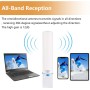 ZHITING Antena 4G LTE Exterior Mimo Omnidireccional 698-2700 MHz Conector SMA con Adaptador CRC9 TS9,Ganancia hasta 12 dBi,para