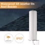 ZHITING Antena 4G LTE Exterior Mimo Omnidireccional 698-2700 MHz Conector SMA con Adaptador CRC9 TS9,Ganancia hasta 12 dBi,para