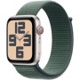 Apple Watch SE de 2.ª generación GPS + Cellular Smartwatch con caja de aluminio en Blanco estrella, 40 mm y Correa deportiva