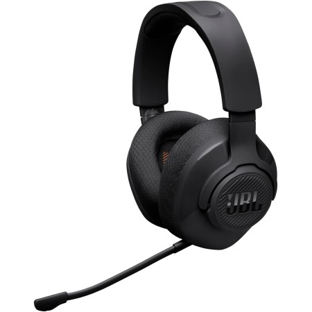 JBL Quantum 360 Auriculares inalámbricos circumaurales para gaming, conexión inalámbrica dual de 2,4 GHz y Bluetooth, JBL