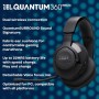 JBL Quantum 360 Auriculares inalámbricos circumaurales para gaming, conexión inalámbrica dual de 2,4 GHz y Bluetooth, JBL