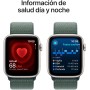 Apple Watch SE de 2.ª generación GPS + Cellular Smartwatch con caja de aluminio en Blanco estrella, 40 mm y Correa deportiva
