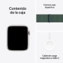 Apple Watch SE de 2.ª generación GPS + Cellular Smartwatch con caja de aluminio en Blanco estrella, 40 mm y Correa deportiva