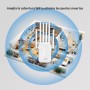 Amplificador de señal WiFi con 6 Antenas Enchufe,Repetidor con 2 Puertos Gigabit Ethernet,Modos Repetidor/Ap, Compatible con