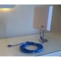 Antena Wonect Exterior Wi-Fi n4000a con 10 Metros de Cable. Apta para Uso en Exteriores e Interiores y Hacer Conexiones