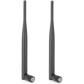 2 x 6DBI Antena WiFi 2.4 G 5G Dual Banda, Cable de Antena Hembra SMA para Red Inalámbrica, Extensor de Alcance Inalámbrico, Dos