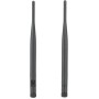 2 x 6DBI Antena WiFi 2.4 G 5G Dual Banda, Cable de Antena Hembra SMA para Red Inalámbrica, Extensor de Alcance Inalámbrico, Dos
