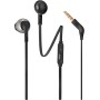 JBL Earbuds T205 - Auriculares con Cable, Color Negro