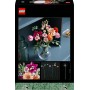 LEGO Botanical Ramo de Flores Fantasía en Rosa Maqueta para Adultos, Decoración Floral para el Hogar y Oficina con Margaritas,