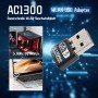 WiFi USB para Pc, Adaptador Wi-Fi AC1300Mbps, Antena WiFi USB Doble Banda 5.8GHz y 2.4 GHz, Adaptador de Red inalámbrico para PC