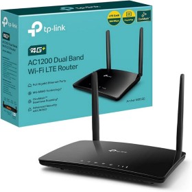 TP-Link Enrutador Archer MR550 4G+ Cat6 300 Mbps, Wi-Fi AC1200 de doble banda, con SIM, microSIM, puerto Gigabit LAN/WAN,