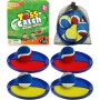 CZMAO Juego de Pelota para Niños, 4 Velcro Ball Paddles y 4 Velcro BallLanzamiento Pelota Juegos Juguetes Playa Agua Jardin