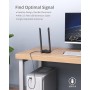 BrosTrend 1800Mbps Antena WiFi USB para PC, Adaptador USB WiFi 6 Largo Alcance Doble Banda 5GHz(1201Mbps) y 2.4GHz(574Mbps)