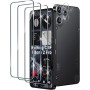 Xunzii Protector de Pantalla para Realme 12 5G/Realme 12X 5G y Protector Lente Cámara [3+3 Piezas], 9H HD Alta Sensibilidad