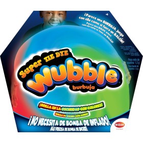 Bizak (62941155 Wubble Super Wubble Tyde Dye Brilla En La Oscuridad, Parece una Burbuja, se Juega como una Pelota, Se infla