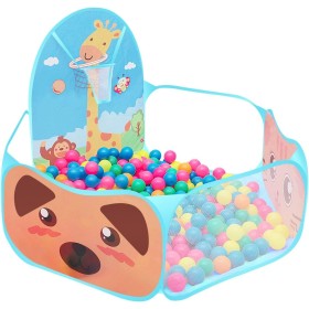 Piscina de Bolas Bebe Tienda de Campaña Infantil Tienda de campaña Plegable con diseño de Dibujos Animados para niños con aro de