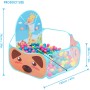Piscina de Bolas Bebe Tienda de Campaña Infantil Tienda de campaña Plegable con diseño de Dibujos Animados para niños con aro de