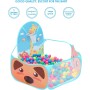 Piscina de Bolas Bebe Tienda de Campaña Infantil Tienda de campaña Plegable con diseño de Dibujos Animados para niños con aro de