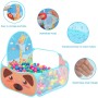 Piscina de Bolas Bebe Tienda de Campaña Infantil Tienda de campaña Plegable con diseño de Dibujos Animados para niños con aro de