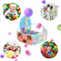 Piscina de Bolas Bebe Tienda de Campaña Infantil Tienda de campaña Plegable con diseño de Dibujos Animados para niños con aro de