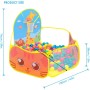 Piscina de Bolas Bebe Tienda de Campaña Infantil Tienda de campaña Plegable con diseño de Dibujos Animados para niños con aro de