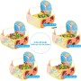 Piscina de Bolas Bebe Tienda de Campaña Infantil Tienda de campaña Plegable con diseño de Dibujos Animados para niños con aro de