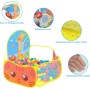 Piscina de Bolas Bebe Tienda de Campaña Infantil Tienda de campaña Plegable con diseño de Dibujos Animados para niños con aro de