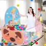 Piscina de Bolas Bebe Tienda de Campaña Infantil Tienda de campaña Plegable con diseño de Dibujos Animados para niños con aro de