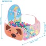 Piscina de Bolas Bebe Tienda de Campaña Infantil Tienda de campaña Plegable con diseño de Dibujos Animados para niños con aro de