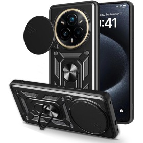 Loyhee Funda para Realme 14 Pro Plus/Pro+ 5G (6.83"), Protección de la Cámara Carcasa con Cubierta de Cámara Deslizante y
