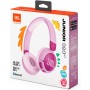 JBL Junior 320 BT, Auriculares supraaurales e inalámbricos para niños, Bluetooth, micrófono, Safe Sound, volúmen hasta 85 dB, 50