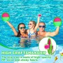 Mikqky 4 Piezas Juego De Lanzamiento y Captura, Atrapa El Juego De Pelota para Deportes, Jouets De Piscine Pour Enfants, Juego