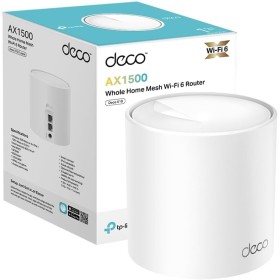 [Nuevo] TP-Link Deco X10(1-Pack)|AX1500 Whole Home Mesh Wi-Fi 6 System-Cobertura hasta 360 m2, 3X Puertos GigabIt por Unidad,