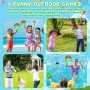 Mikqky 4 Piezas Juego De Lanzamiento y Captura, Atrapa El Juego De Pelota para Deportes, Jouets De Piscine Pour Enfants, Juego