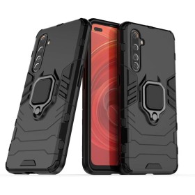 MRSTER Funda Realme X50 Pro 5G, Armor Funda con 360 Anillo Soporte, Anti-Arañazos con Absorción de Choque Resistente Carcasa