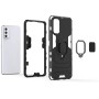 MRSTER Funda Realme X50 Pro 5G, Armor Funda con 360 Anillo Soporte, Anti-Arañazos con Absorción de Choque Resistente Carcasa