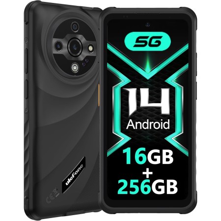 Ulefone Armor X31 Pro 5G Movil Resistente 2025, Android 14 Smartphone 6050mAh Teléfono Movil 16GB+256GB/SD-2TB 6,56” 120Hz,